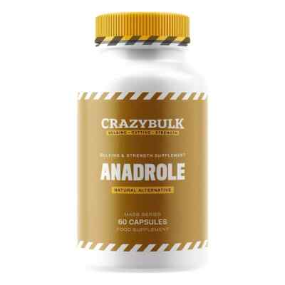 CrazyBulk ANADROLE Alternative for Bulking & Strength Supplement, Pack of 1