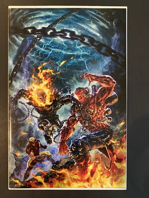 GHOST RIDER #7 Alan Quah Virgin Variant  1st App EXHAUST Hulk #181 Homage  NM