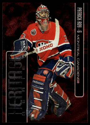 1999-00 Be a Player Memorabilia #H-10 Patrick Roy Heritage Ruby #/1000