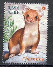 STAMP / TIMBRE FRANCE NEUF N° 3384 ** FAUNE - HERMINE