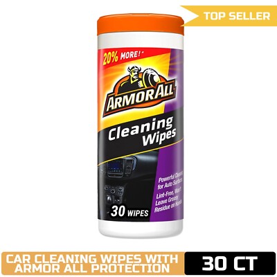 Armor All Car Cleaning Wipes, 30 Count