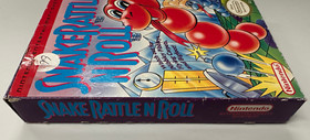 Snake Rattle N Roll (Nintendo, 1991, NES) Game, Box, Dust Cover- TESTED & WORKS