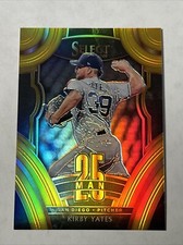 2020 Panini Select Kirby Yates 25 Man Gold #10/10 SSP Padres🔥📈