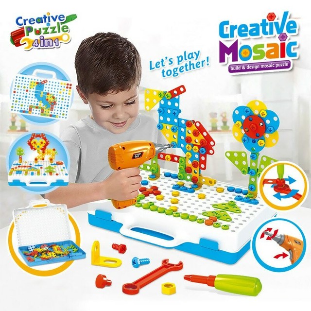 plastic puzzle toys