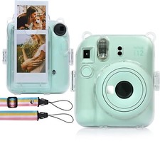 For Fujifilm Instax Mini 12 Camera Hard PVC Full Body Clear Carry Case US Seller