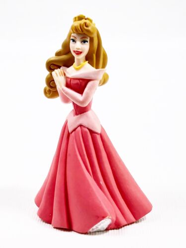  Disney Princess Aurora Sleeping Beauty PVC Figure Cake Topper 3.5" Pink - Afbeelding 1 van 5