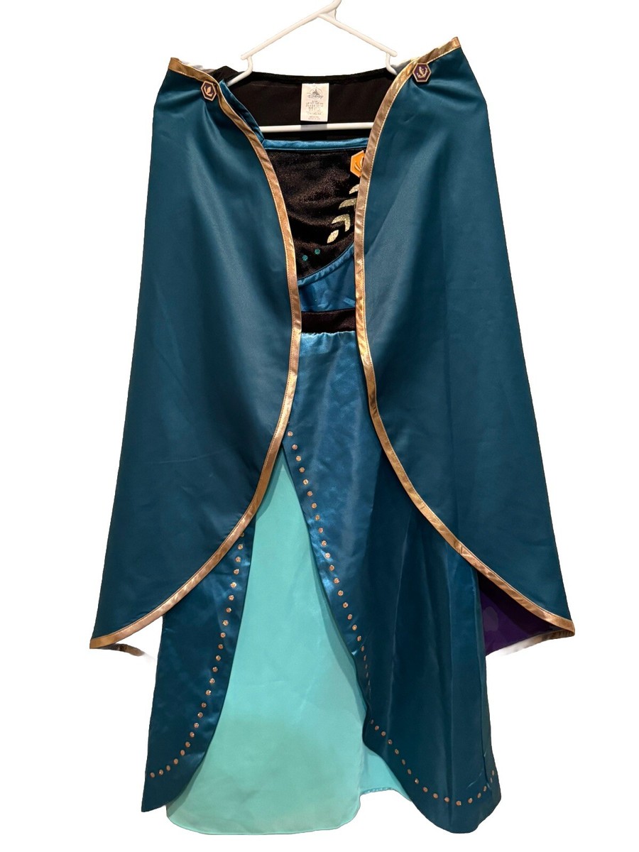 Disney Store Frozen 2 Anna Coronation Dress & Cape Costume Girls