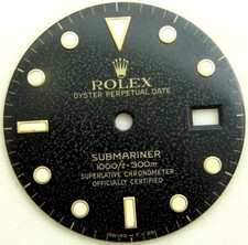 QUADRANTE ROLEX NERO SUBMARINER GALAXY STAR 16613 16618 ORIGINALE 40 MM