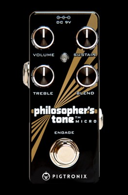 PIGTRONIX PHILOSOPHER'S TONE MICRO GUITAR EFFECTS PEDAL Model PTM