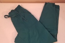 Adar Pro Scrubs For Women Skinny Leg Yoga Scrub Pants Drawstring Waist Pckts EUC