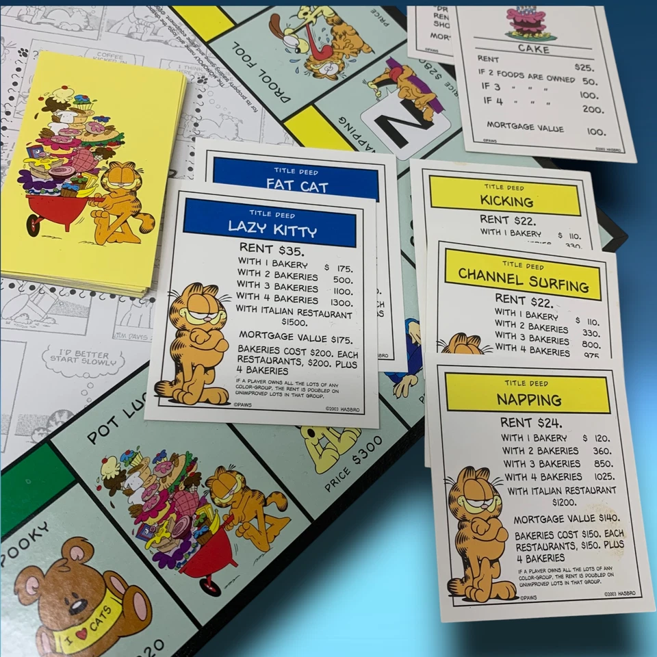 Juego Monopoly Garfield Vintage Edición Coleccionista 25 Aniversario Completo Foto 4 de 4