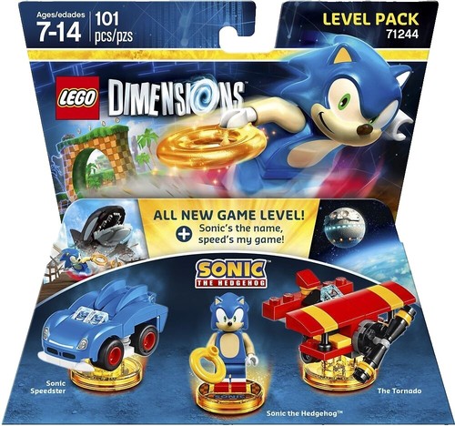Lego® Dimensions Sonic The Hedgehog w Tornado Plane & Speedster