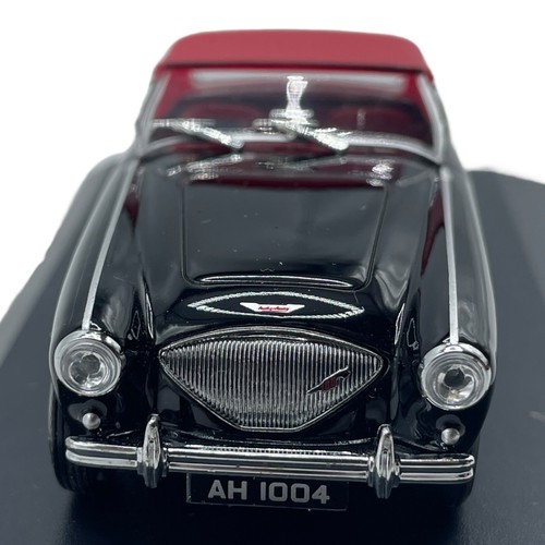 Austin Healey 100 BN1 Black with Red Top Classic Diecast car 1:43 Scale Oxford - Picture 7 of 21