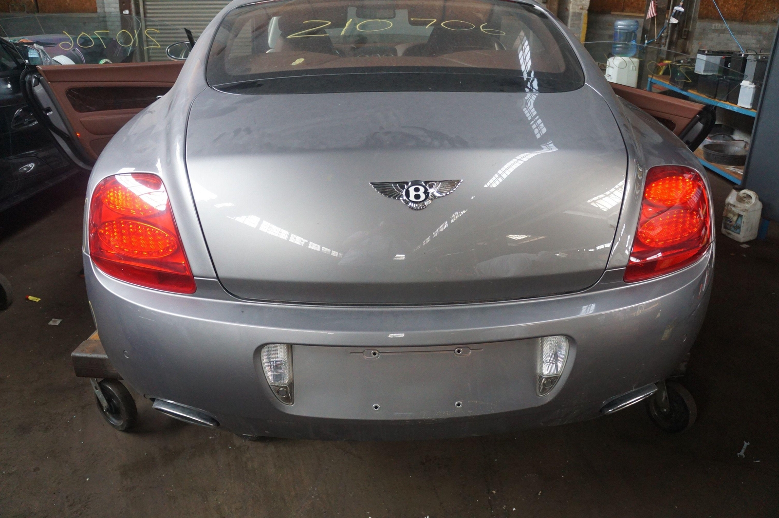 Rear Trunk Deck Boot Lid Silver 3W882702C OEM Bentley Continental GT 2009