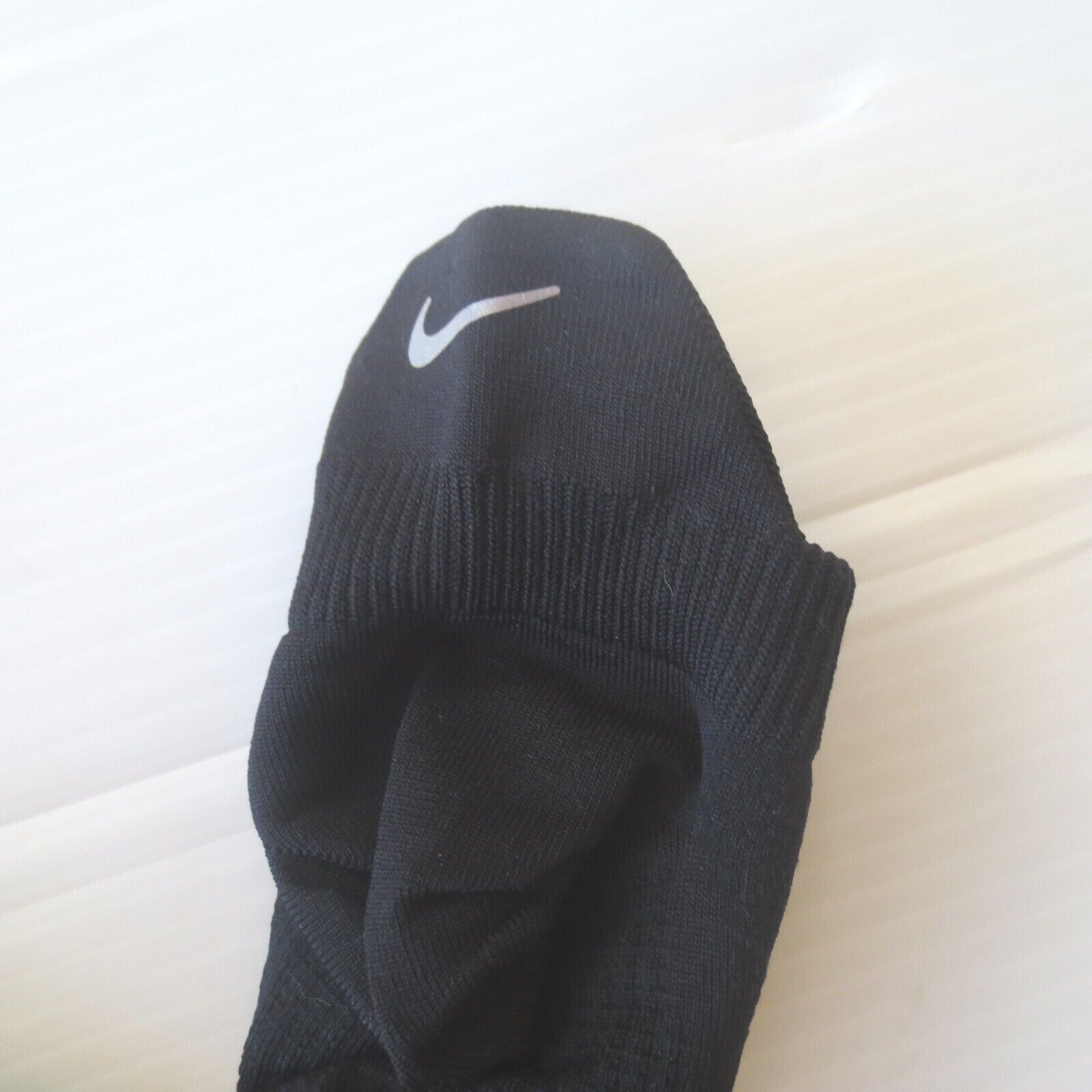 Nike+22416+Men27s+Grey+Black+2+Pack+Running+NoShow+Socks+Size+Small