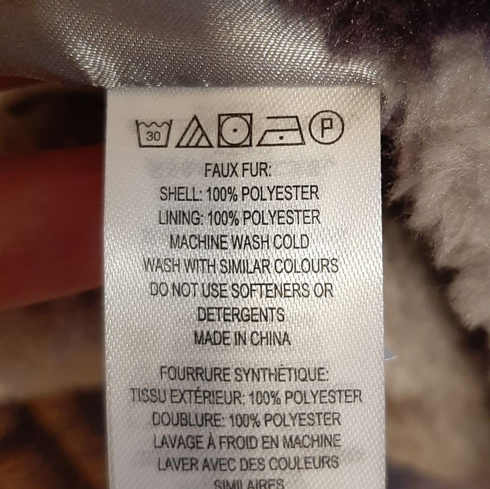 French Connection Coat Women's Small Faux Fur Col… - image 6