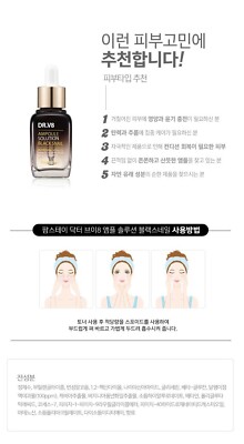 Farmstay Dr-V8 Ampoule Solution Black Snail 30ml Brightening Wrinkle Improvement