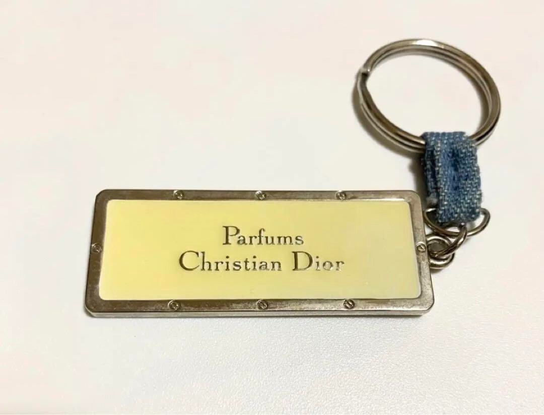 Christian Dior Miss Dior Parfums Novelty Denim Key Chain Christian Dior Miss Dior Parfums Novelty Denim Key Chain