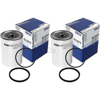 2X Mahle / Knecht Kraftstofffilter KC 374D Fuel Filter