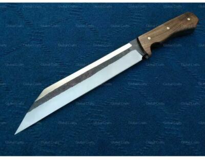 BEAUTIFUL CUSTOM HANDMADE 17'' HIGH CARBON STEEL HUNTING DAGGER WITH SHEATH