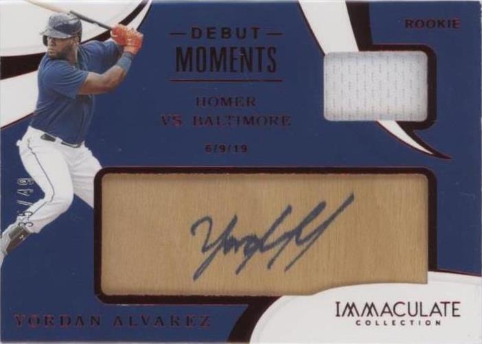 2020 Panini Immaculate Collection - Yordan Alvarez #DM-YA - 1 of 1