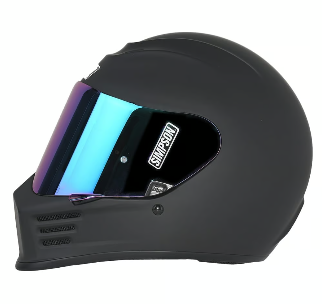 Simpson Racing Products Speed Bandit Motorcycle Helmet Black - XXL