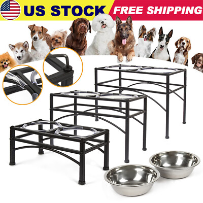 Cat Feeder Cast Iron Dog Bowl Stand Bowls For Large Breeds Wrought