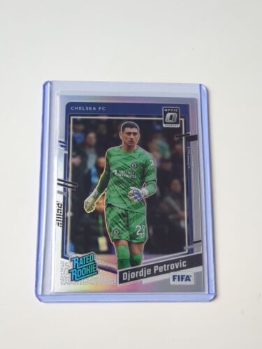 Panini Donruss Soccer 2023 Djordje Petrovic Chelsea Rated Rookie Holo Prizm