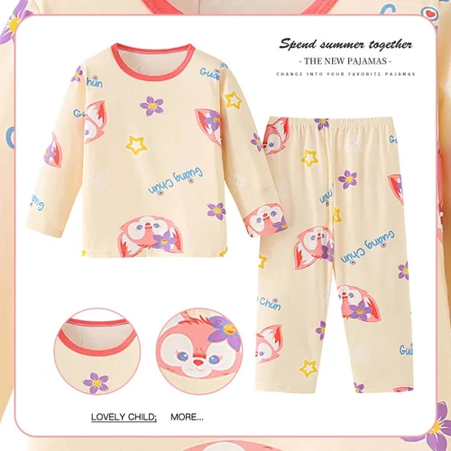 Kuromi Pajamas Sleepwear Long Sleeve Kids Home Clothes 2-piece Set - Picture 11 of 34