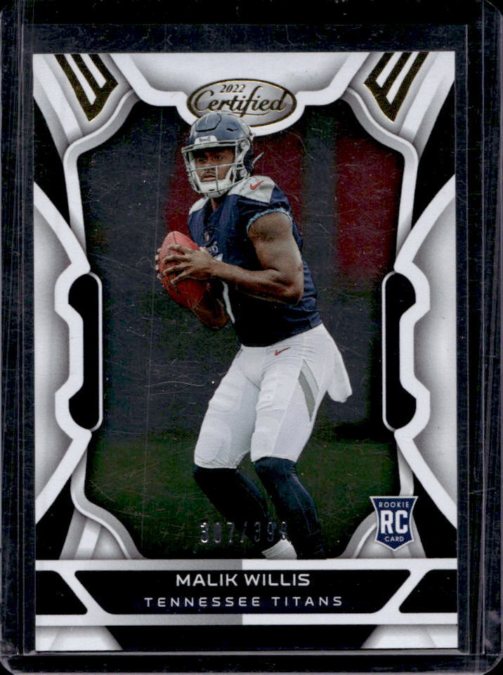 2022 Panini Certified Malik Willis RC #307/399 #103 Titans