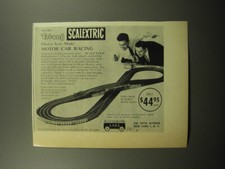 1960 Tri-ang Scalextric Toy Cars Ad - Motor Car Racing