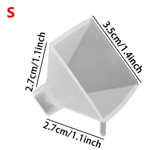 3x Pyramid Silicone Mold Resin Casting Jewelry Making Mould Epoxy Craft DIY Tool - Picture 15 of 18