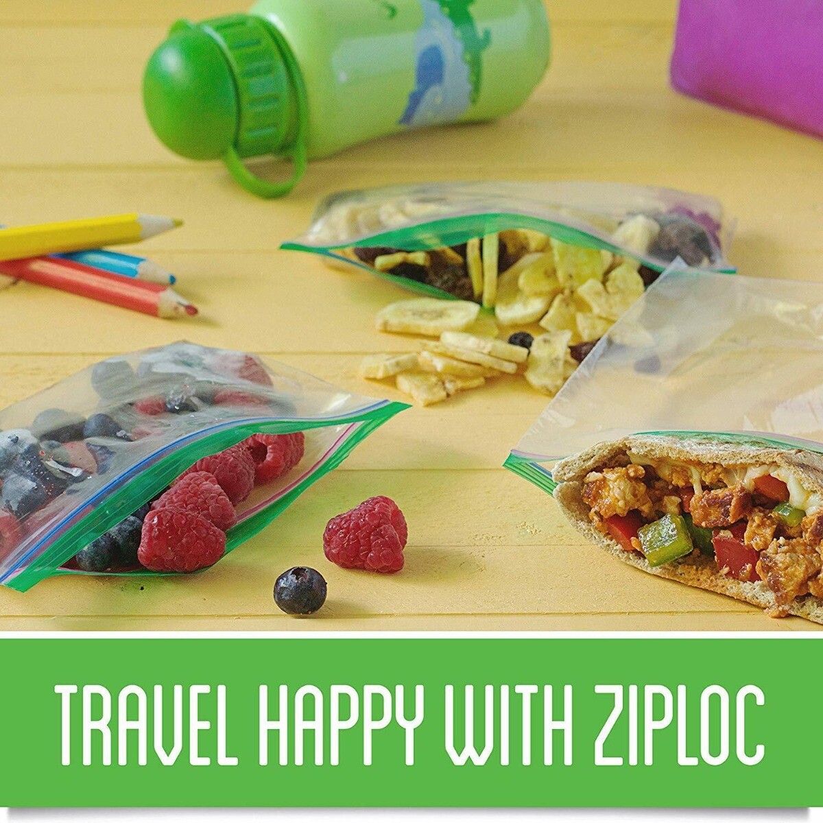 Ziploc Snack Bags with Grip n' Seal - 450 Count Bulk Box (IL/RT6