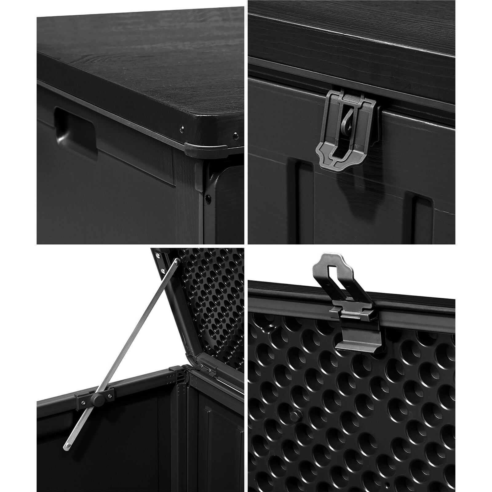 Livsip Outdoor Storage Box Bench 490L Container Garden Deck