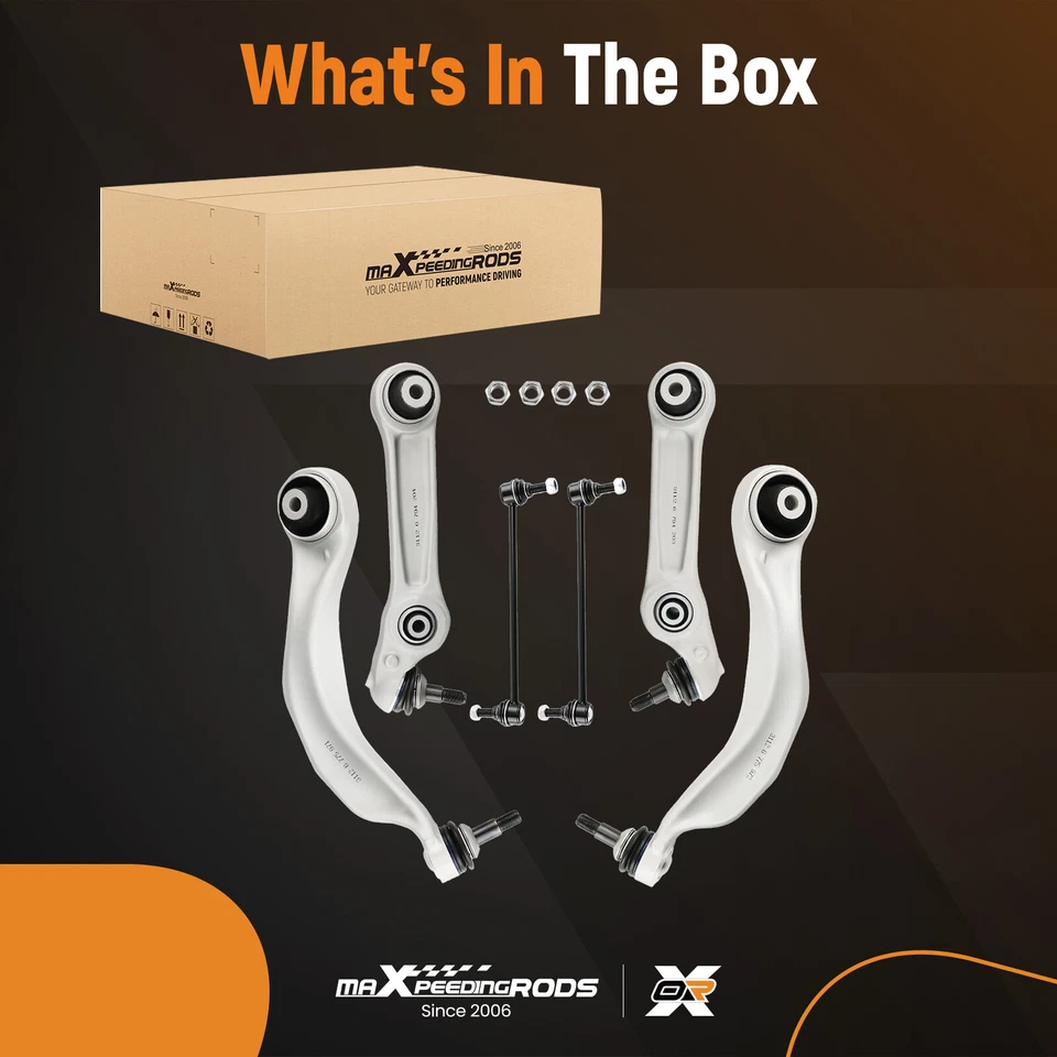 4X FRONT LOWER WISHBONE + 2X COUPLING ROD FOR BMW 5/6 SERIES F10 F11 F06 31126775971 - Image 4 of 4