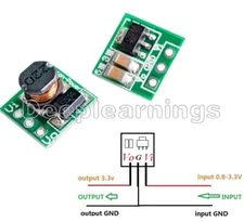 5PCS DC-DC 1V 1.5V 1.8V 2.5V 3V to DC 3.3V Step-UP Boost Power Supply Converter