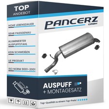 Endschalldämpfer für CITROEN C5 / PEUGEOT 407, 508 1.6 2.0 HDi Auspuff