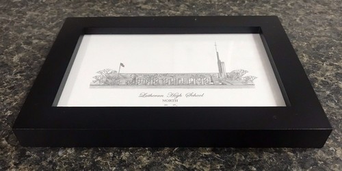 John Pils LUTHERAN HIGH SCHOOL NORTH Small 7" x 5" Black & White Print - Picture 6 of 10