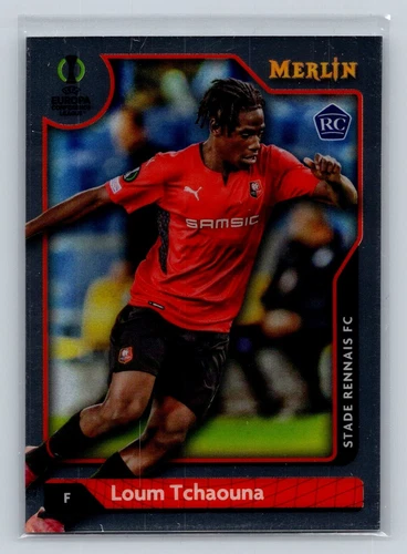 2021-22 Merlin Chrome UEFA Champions League #136 Loum Tchaouna RC Rookie
