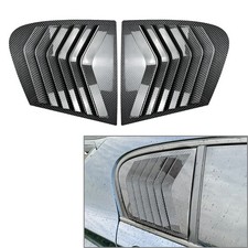 Rear Window Side Vent Shutter Louver Cover Trim FIT BMW 1 Series F20 118i 120i