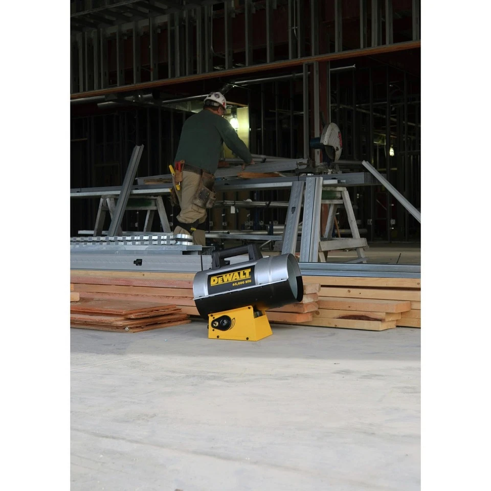 Calentador de aire propano forzado DEWALT F340710 DXH65FAV 65000 BTU/HR nuevo Foto 2 de 2