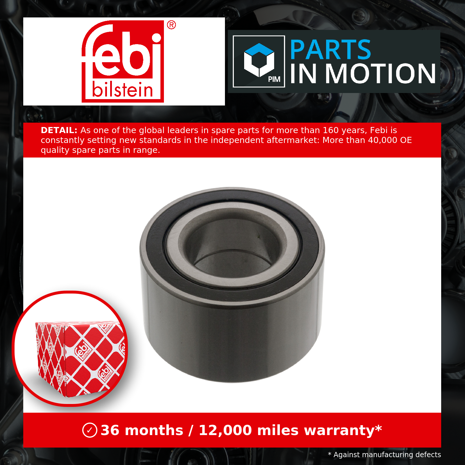 Febi Bilstein 04529 Front Rear Wheel Bearing Replacement Fits BMW Opel Vauxhall - Image 10