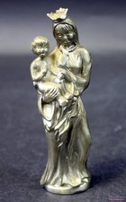 Madonna mit Kind - Figur aus massiven Material - 10 cm, gebraucht