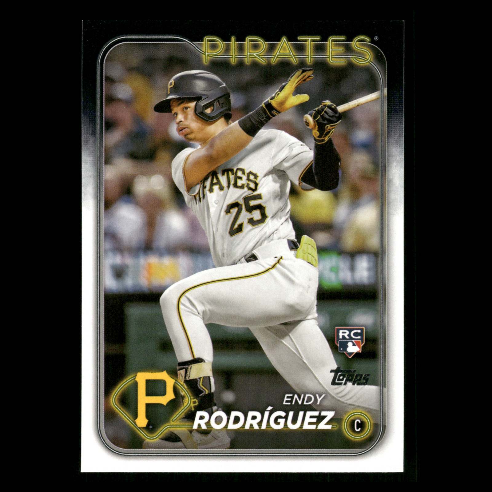 Endy Rodriguez Rookie #3 2024 Topps Pittsburgh Pirates Baseball Card MLB