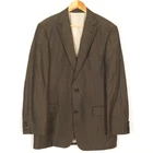 HUGO BOSS BERTOLUCCI/MOVIE Men Blazer Size L EU50 UK40 Brown Notch Lapel Wool
