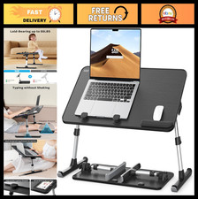 Soporte ajustable para computadora portátil para cama y sofá, mesa bandeja escritorio portátil plegable,