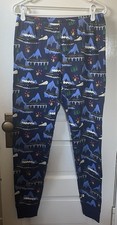 Hannah Andersson Polar Express Women  s Pajama Pants Size Large
