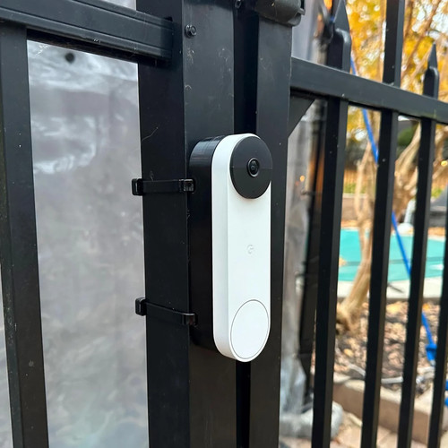 Cable Tie Mount for Google Nest Doorbell - Picture 2 of 6