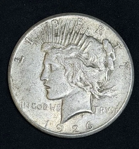 1926-P Peace Silver Dollar - 90% US Coin, No Reserve #644