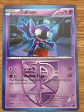 Sableye 49/116 Non Holo Rare Black & White Plasma Freeze VLP Pokemon
